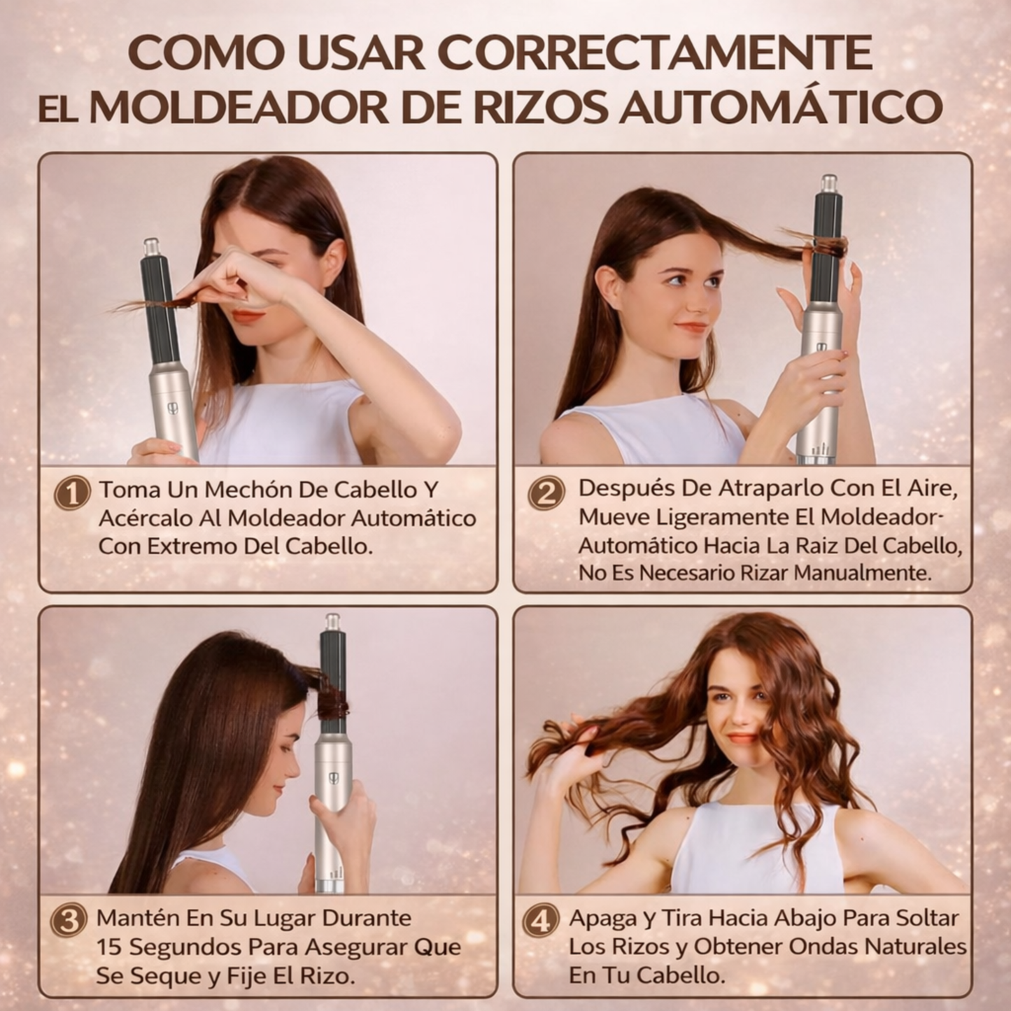 Cepillo De Aire Caliente Multifunción 6 en 1